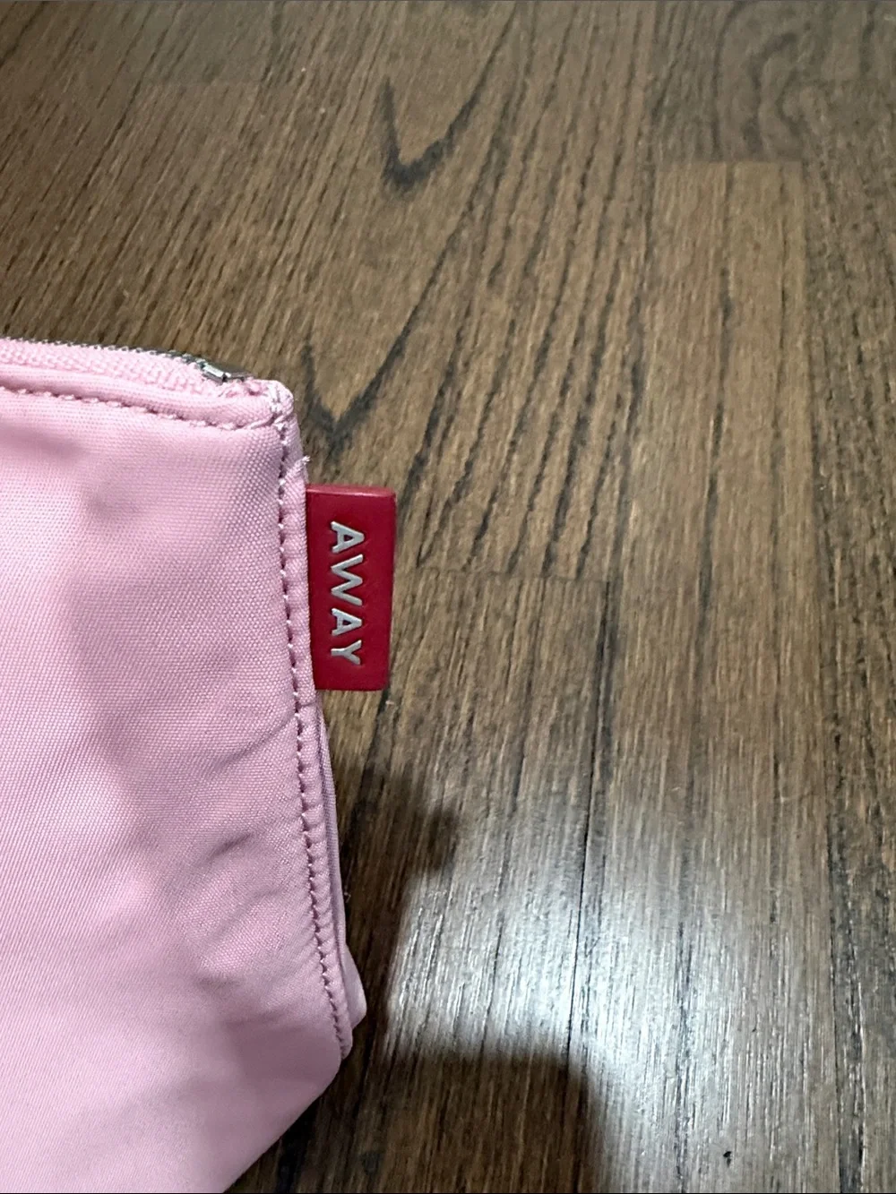 Away Two-Piece Pink and Red Cosmetic Pouch Set